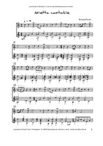 Arietta cantabile für Blockflöte in C (oder ein anderes Melodieinstrument) und Gitarre